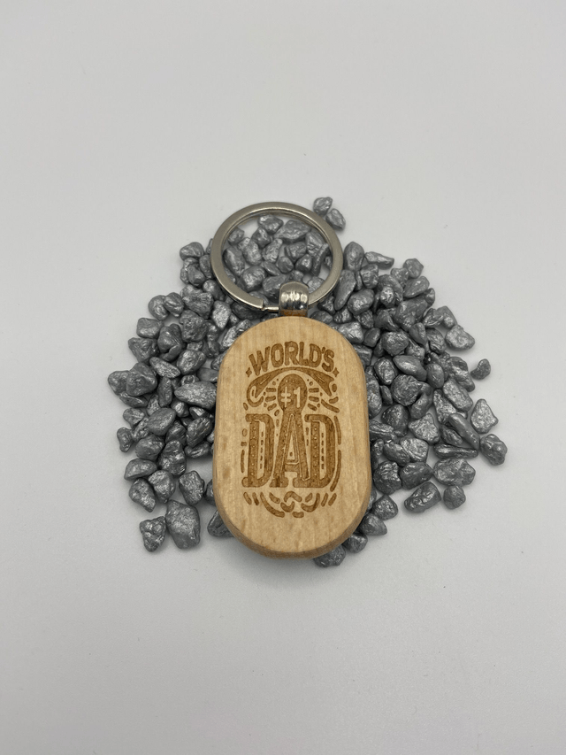 PERSONALISED BAMBOO KEY RINGS ANY OCCASION