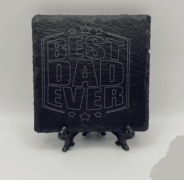 FATHERS DAY AND BIRTHDAY PERSONALISED SLATE COASTERS