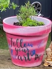 Air Brushed Flower Pot from £9.99