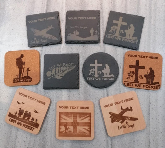 Remembrance Coaster range