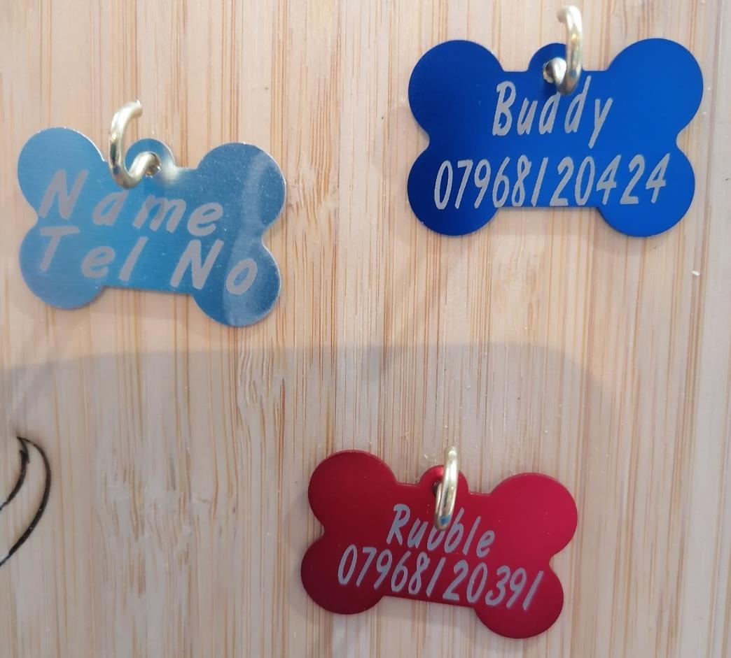 Laser Engraved Pet Tags